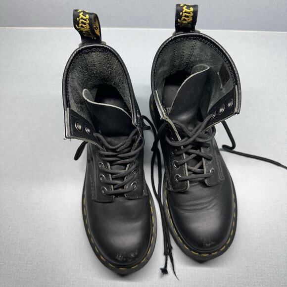Dr. Martens Boots Womens Size 5 Us Soft Toe 1460 Slip Resistant‎ Work Black - Picture 4 of 11